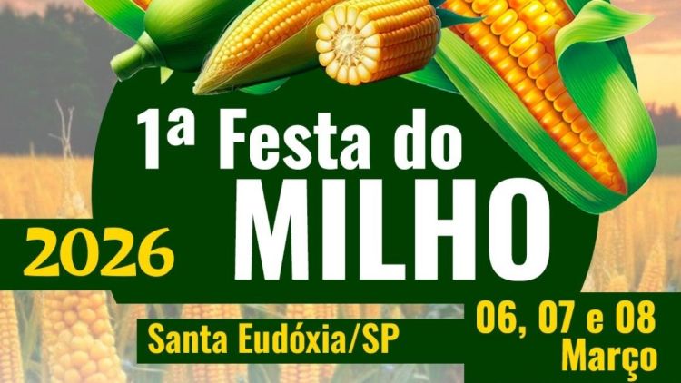 Distrito de Santa Eudóxia recebe a 1ª Festa do Milho com Gastronomia Típica e Shows ao Vivo