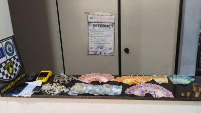 Abordagem do Canil da Guarda Municipal resulta em apreensão de drogas no Jardim Mercedes