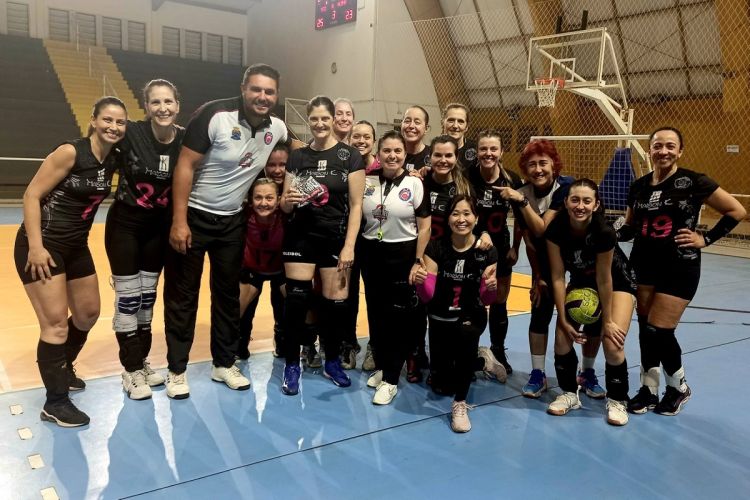 Vôlei feminino: São Carlos Clube vence com tranquilidade na Copa AVS/Smec