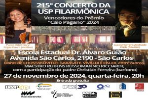 Série “Concertos USP – 2024” chega ao fim com último concerto da USP Filarmônica na EE Dr. Álvaro Guião