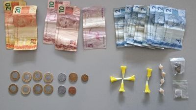 Guarda Municipal detém menor com drogas e dinheiro em praça pública de Ibaté