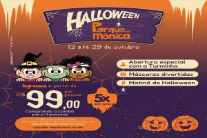 Parque da Mônica terá especial de Halloween com celebração assustadoramente divertida