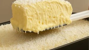 Sobremesa de abacaxi feita no liquidificador