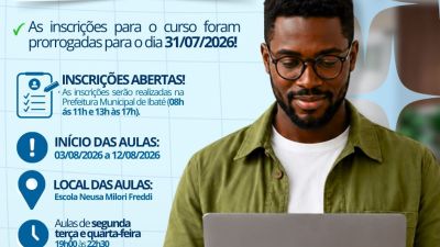 Inscrições para curso gratuito de Inteligência Artificial em Ibaté são prorrogadas até 31 de julho