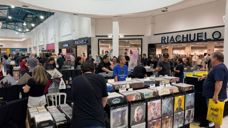 Shopping São Carlos recebe 6ª Feira de Discos com Vinil, CDs, DVDs e raridades musicais