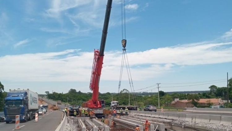 Ecovias Noroeste Paulista conclui operação de lançamento de vigas neste sábado (29); não haverá interdições neste domingo (30)