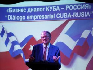 Chefe da delegação russa do Comitê de Negócios Russo-Cubano, Boris Titov