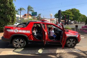 IBATÉ-Alunos da E.M. Bruna Esposito recebem visita de bombeiro