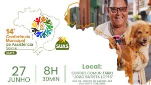 XIV Conferência Municipal de Assistência Social será realizada nesta sexta-feira em Ibaté