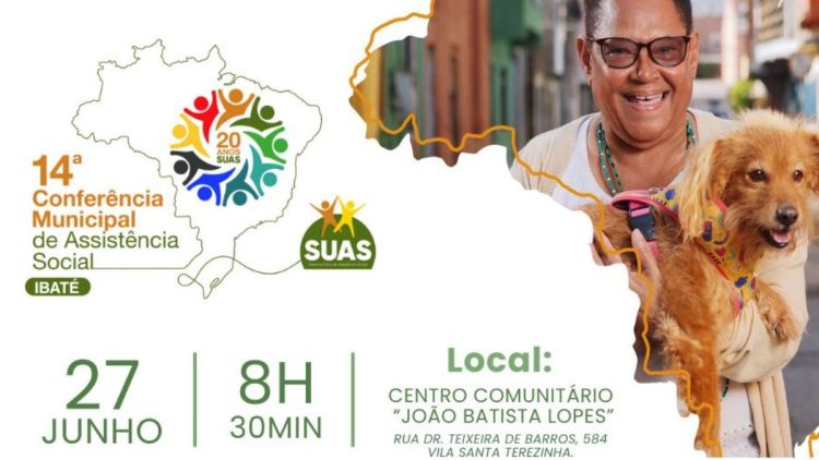 XIV Conferência Municipal de Assistência Social será realizada nesta sexta-feira em Ibaté