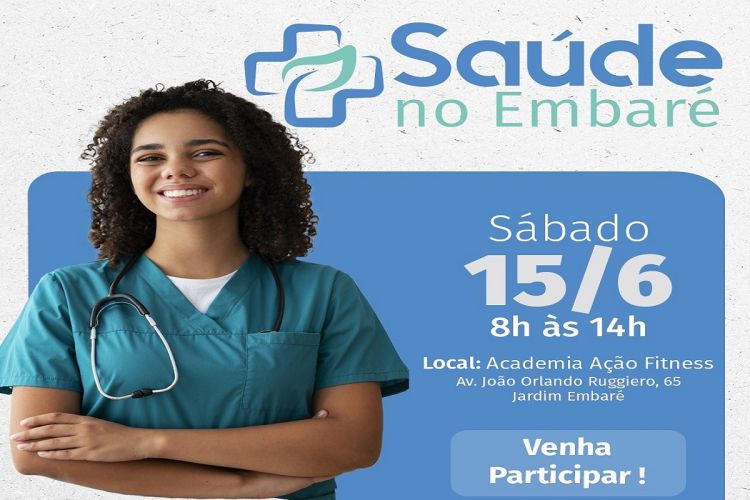 Jardim Embaré recebe ações de saúde neste sábado