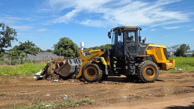 Saae atua em ponto crítico de descarte irregular no Jardim Embaré III