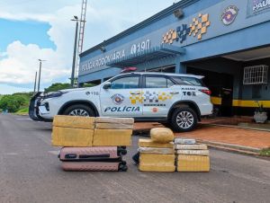 Polícia Rodoviária prende homem que transportava 20 kg de maconha