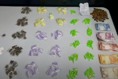 PM de Campinas prende um homem com mais de 270 porções de crack, cocaína e maconha