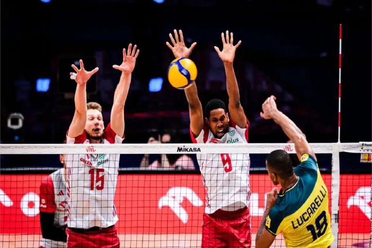 Brasil é superado pela Polônia e dá adeus à Liga das Nações masculina