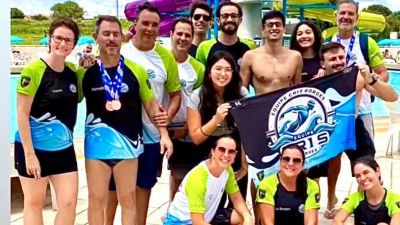 Equipe Cris Borges conquista 28 medalhas na Etapa Paulista Master de Natação