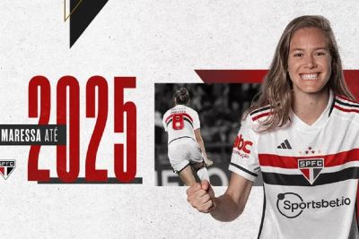 São Paulo feminino anuncia renovação de contrato da meia Maressa até 2025