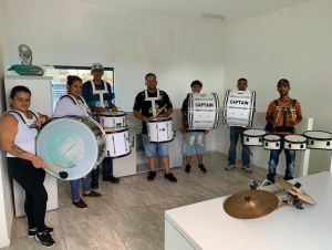 Banda Marcial Municipal de Ibaté recebe novos instrumentos