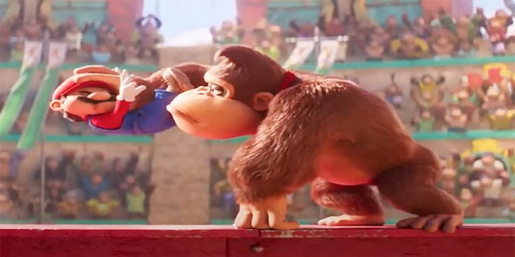 Super Mario apanha de Donkey Kong no trailer animado do game clássico