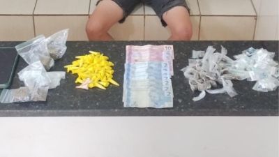 ROCAM cerca condomínio e apreende centenas de porções de drogas em São Carlos