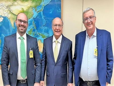 Geraldo Alckmin recebe Netto Donato