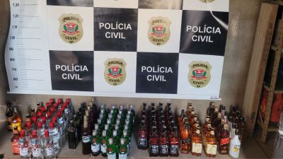 Falsificador de bebidas destiladas é preso em Rio Claro