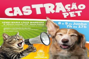 Castração Pet acontece no Santa Felícia