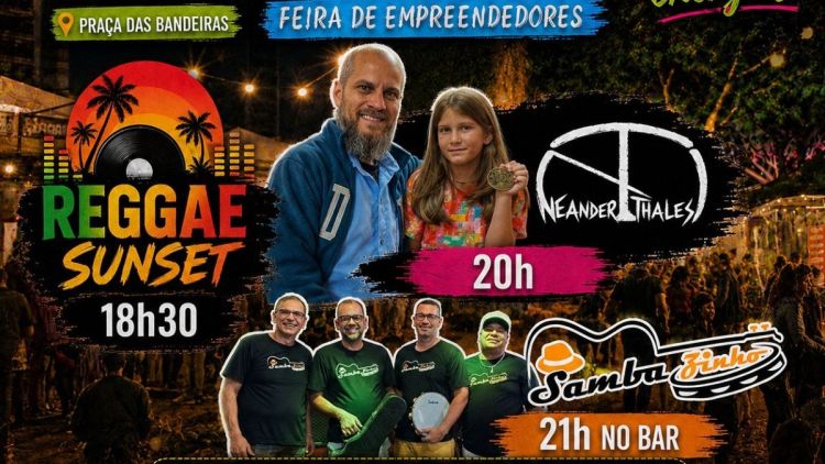 Sexta (7): Feira AQA Criativa reúne música e cultura na Praça das Bandeiras