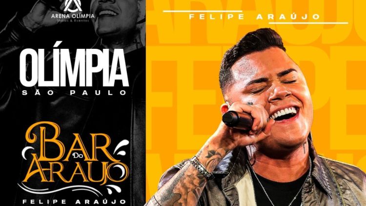 Felipe Araújo se apresenta na Arena Olímpia em outubro