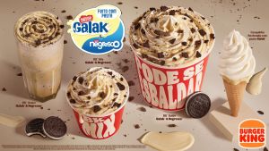 Burger King® apresenta linha de sobremesas em parceria inédita com pasta Galak® &amp; Negresco® da Nestlé®