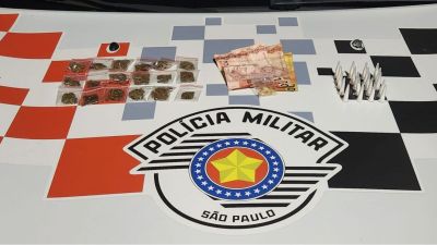 Tráfico de drogas é frustrado pela Polícia Militar em Brotas